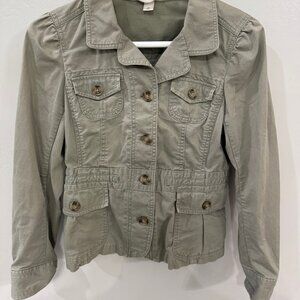 Loft - Size 4P Army Green Jacket